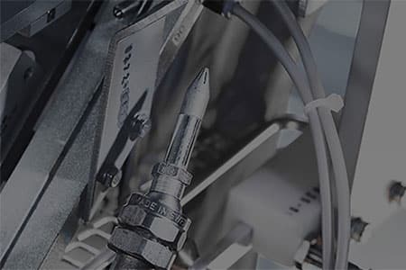 SILVENT 512 air nozzle installed inside a machine in a manufacturing industry.